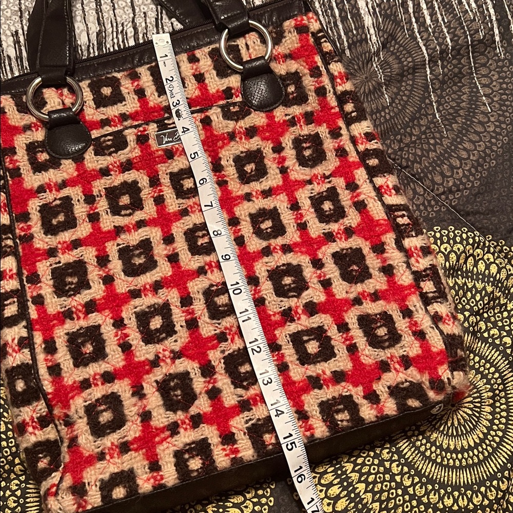 vera bradley wool tote - Picture 4 of 7